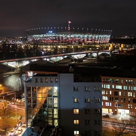 Apartment River Front, Great View From 14Th Floor, Next To Pge Narodowy Stadium, Torwar - By Warsawskyline Apartments Exteriör bild