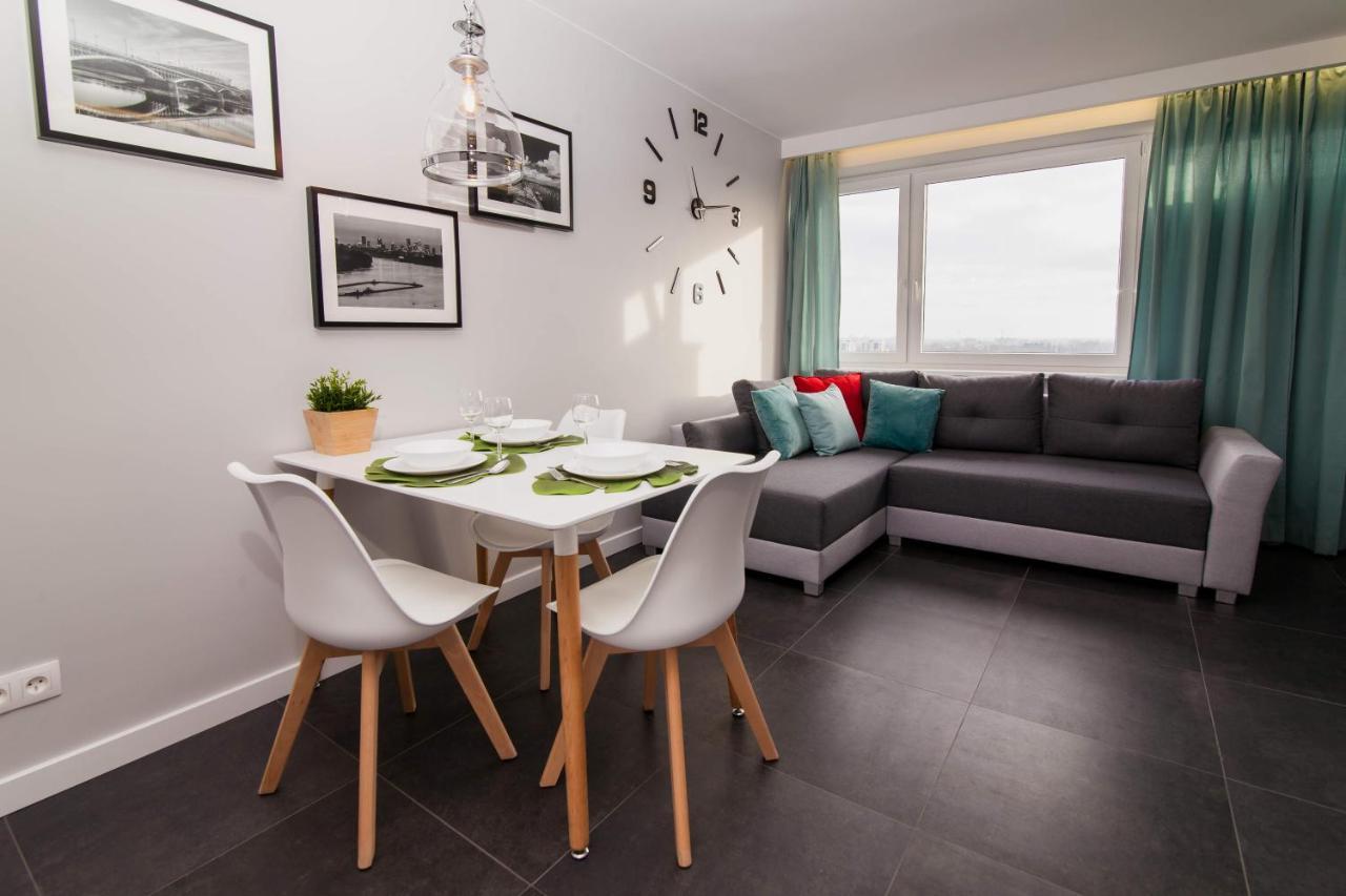 Apartment River Front, Great View From 14Th Floor, Next To Pge Narodowy Stadium, Torwar - By Warsawskyline Apartments Exteriör bild